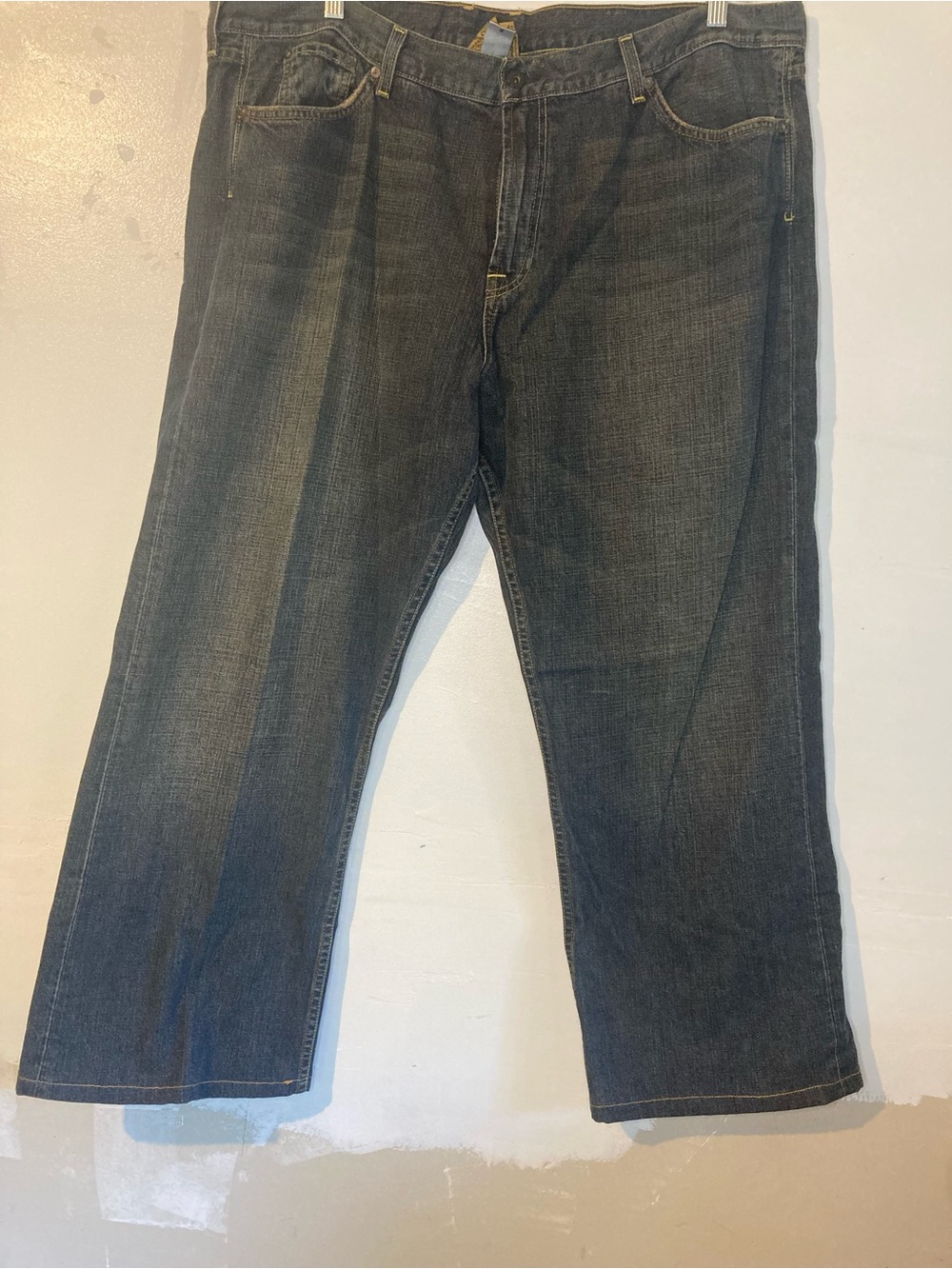 Lucky Brand Men's Straight Leg Jeans in Dark Blue Wash